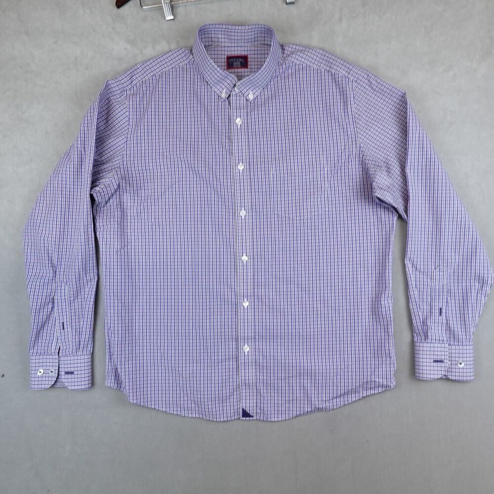 UNTUCKit Shirt Mens XL Wrinkle Free Long Sleeve Button Down